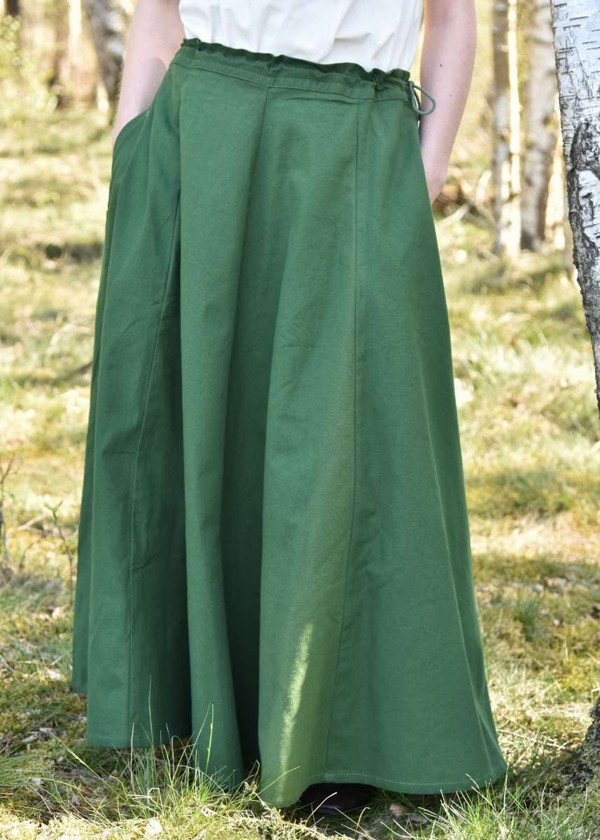 Saia medieval Melisende, verde