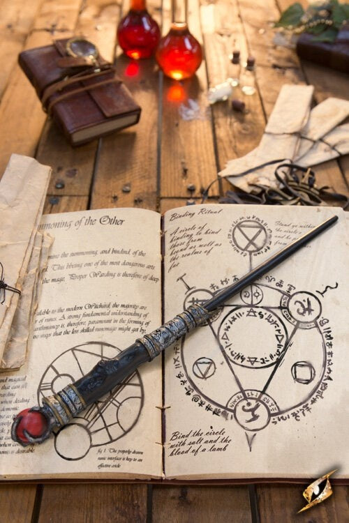 Zauberstab Eldritch, schwarz