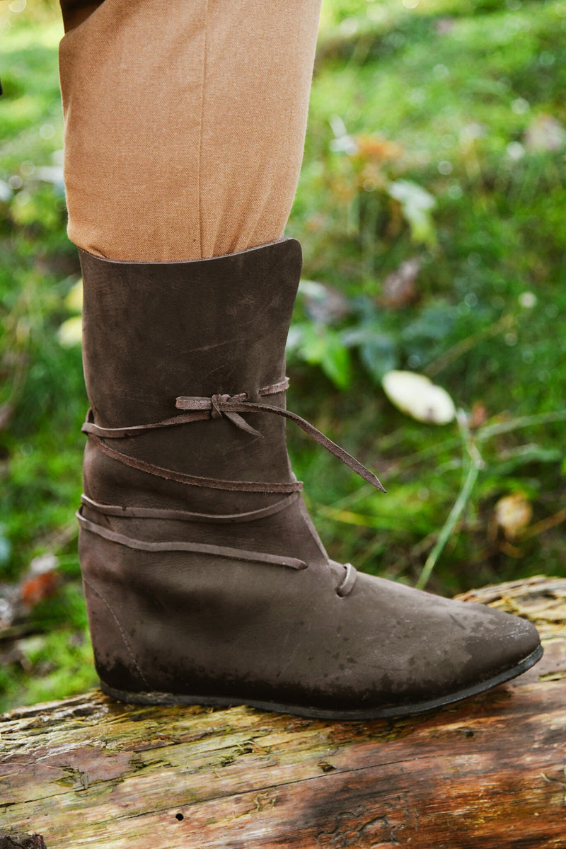 Botas vikingas Oseberg, marrones