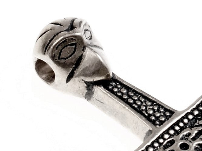 Thor's hammer of Mandermark, silvered bronze