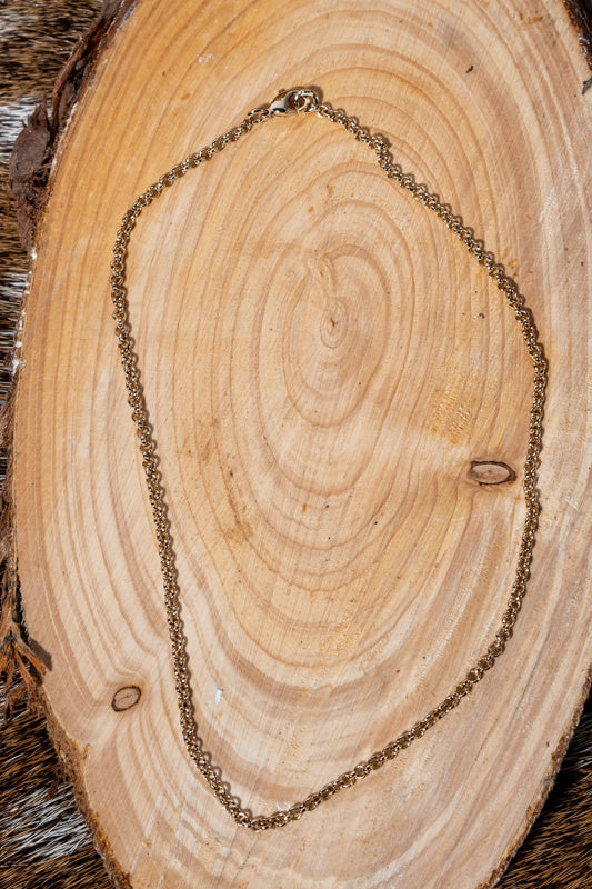 Kædehalskæde 50 cm, bronze