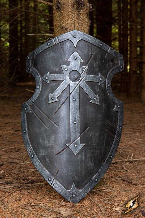 Scudo a mandorla LARP Stroper