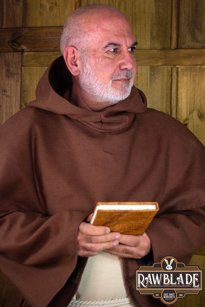 Hábito de monje – franciscano de la tercera orden, marrón
