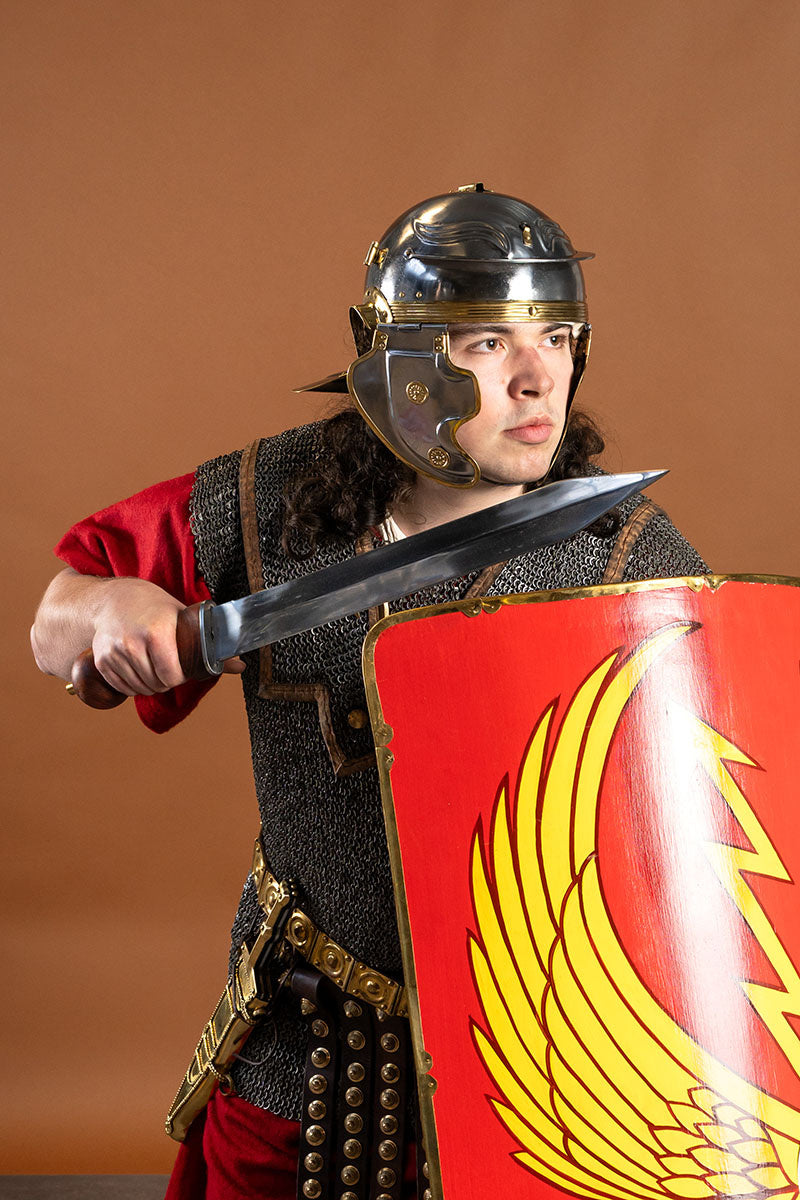 Imperial Gallic galea F, Vesontio, Weisenau, 1.3 mm