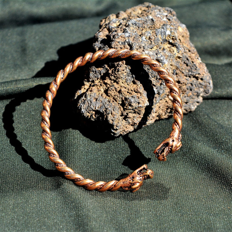 Pulsera de dragón, bronce