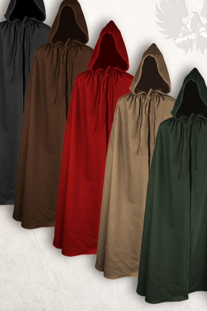 Cloak Aaron, wool blend, green