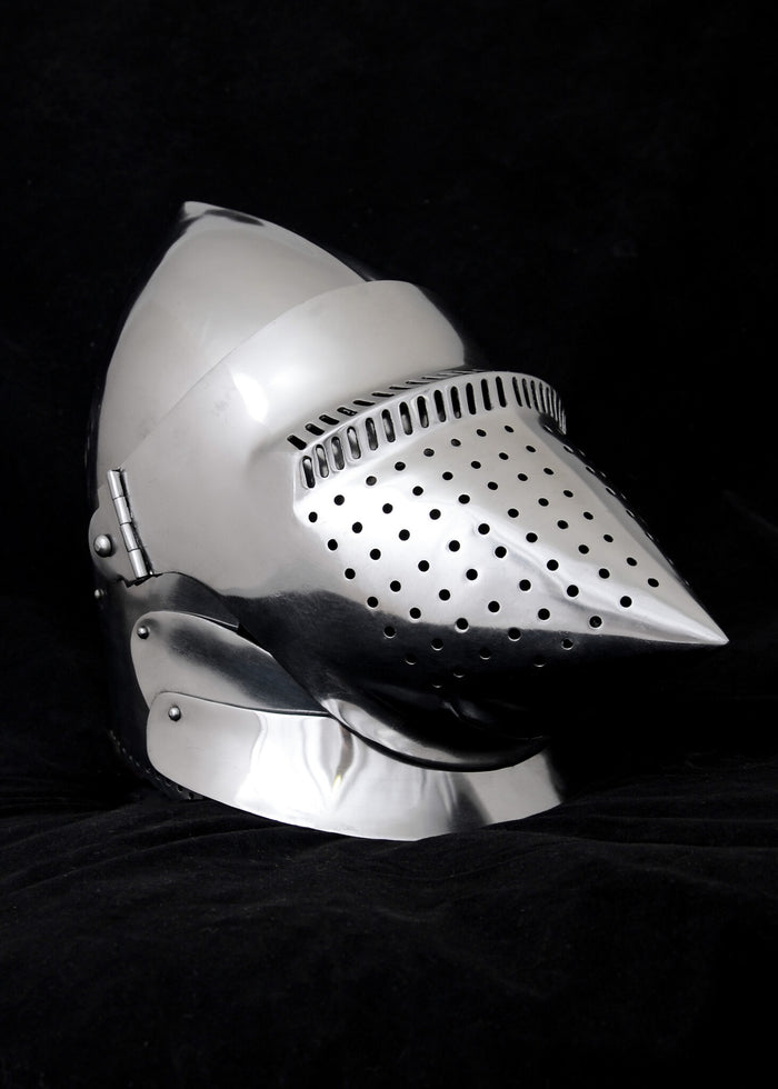 Duży basinet z psim pyskiem (hounskull) 1420, 2 mm (battle-ready)