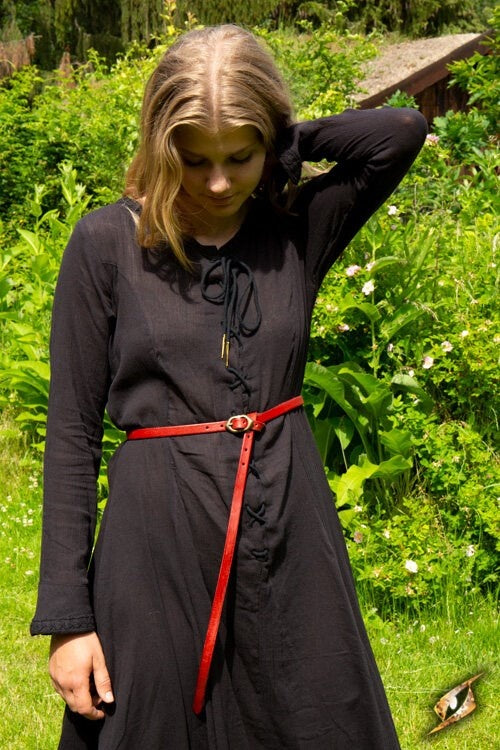 Cintura rinascimentale Ambrose, rossa