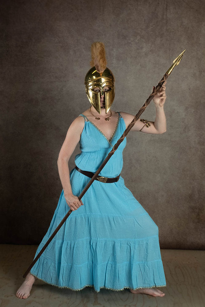 Gudinneklänning Athena, turkos