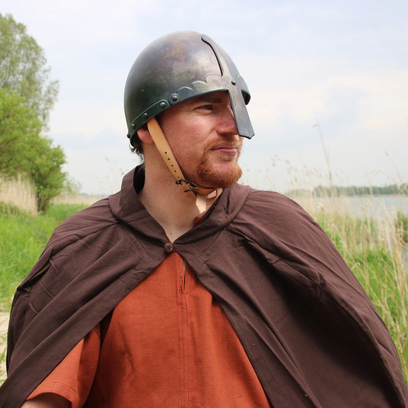 Bomuldskappe, mørkebrun