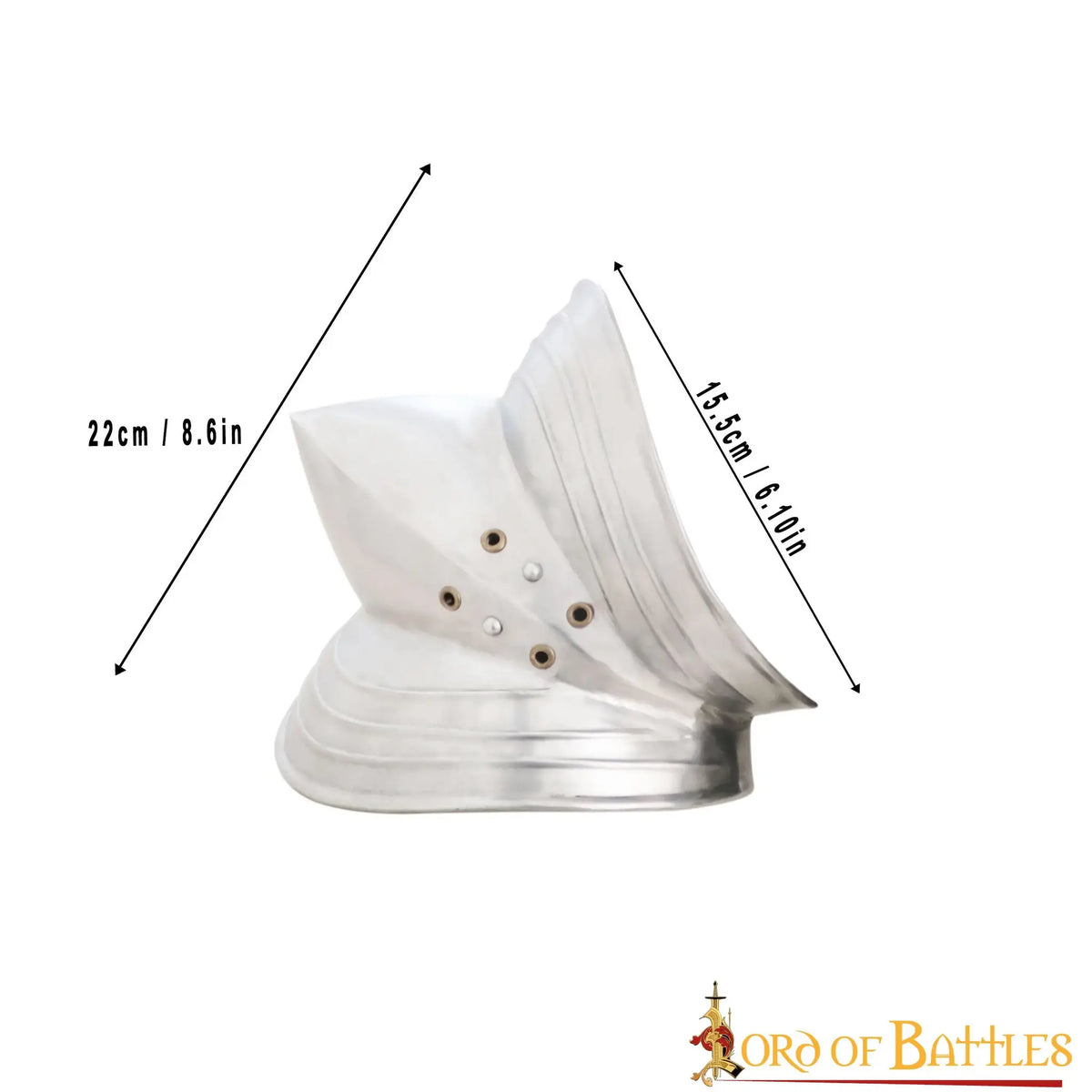 15e eeuwse Duitse couters, elleboog pantser, 1.6 mm