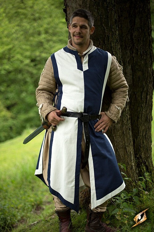 Wapenrok Geoffrey, niebiesko-biały