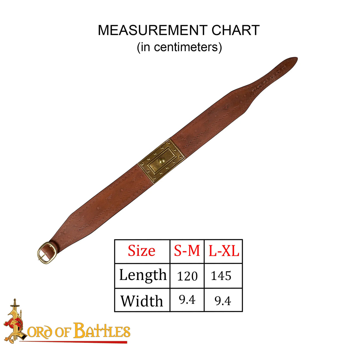 Barbaren Gürtel, braun