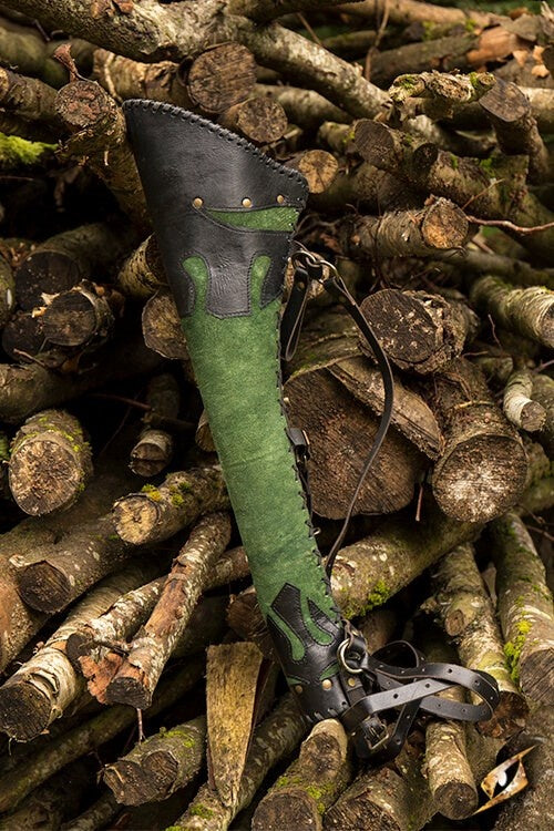 Carquois Atilla, noir–Vert