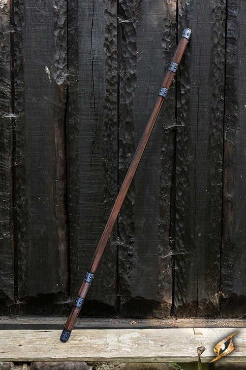 LARP Staff with metalwork