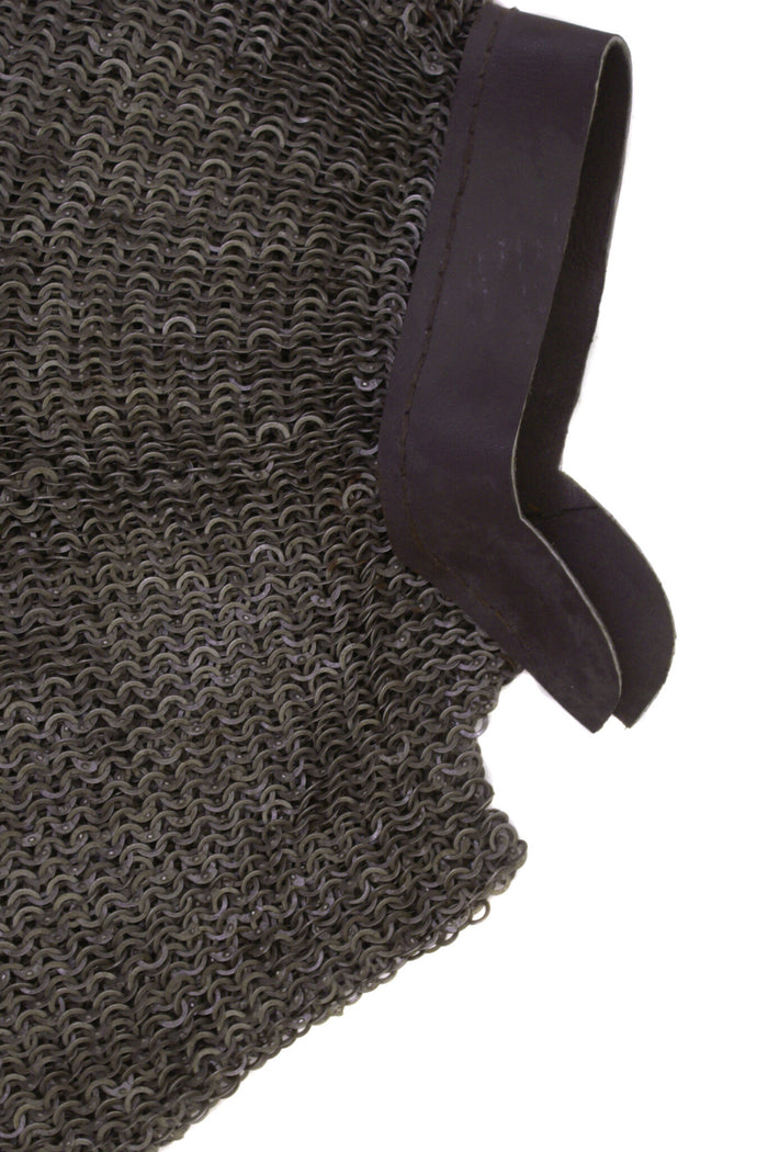 Camail, aventail, onbehandeld, platte ringen - ronde klinknagels, 8 mm