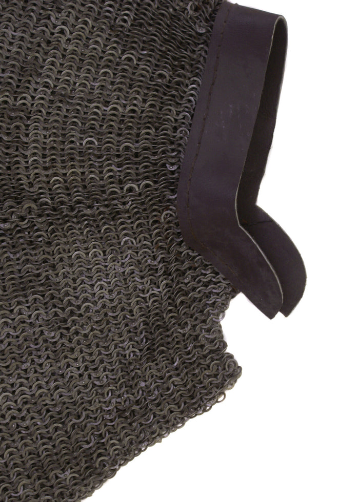 Camail, aventail, onbehandeld, platte ringen - ronde klinknagels, 8 mm