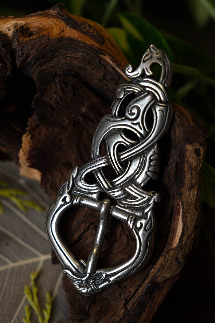 Fibbia vichinga Serpente di Midgard
