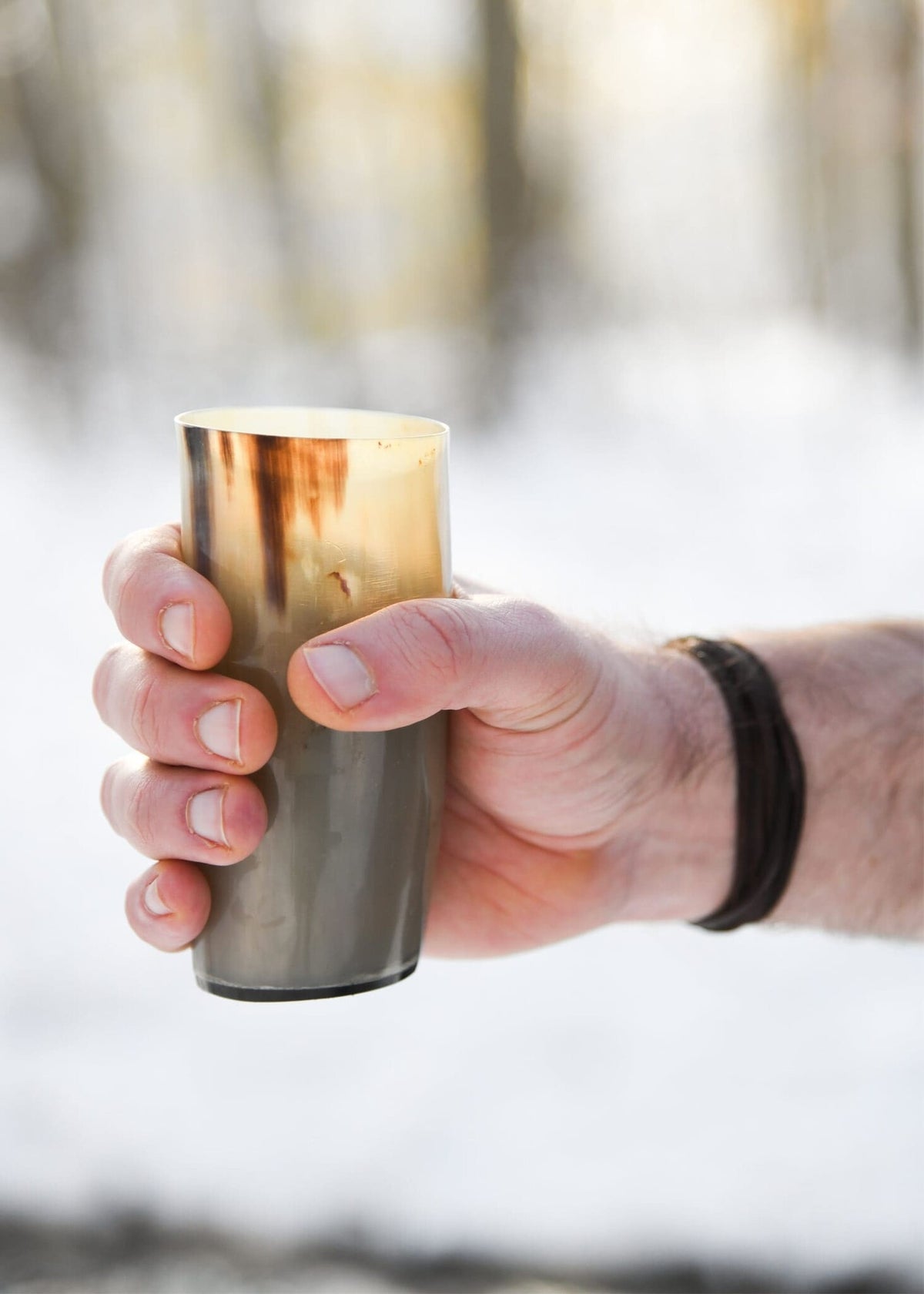 Horn drinking cup 150-250 ml