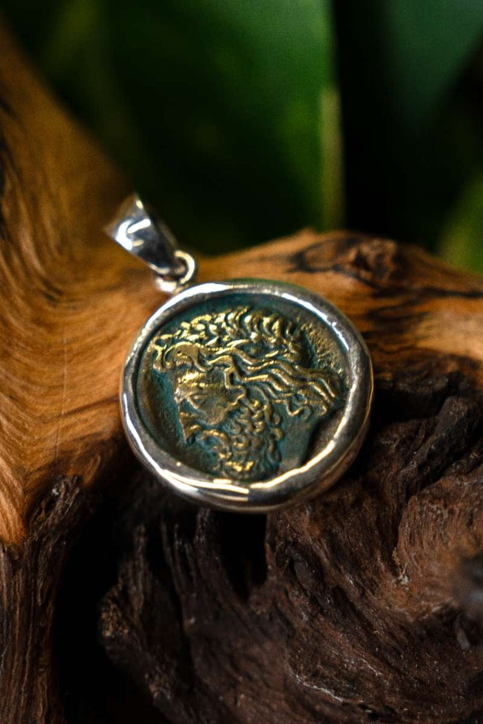 Munthanger Zeus, sterling zilver