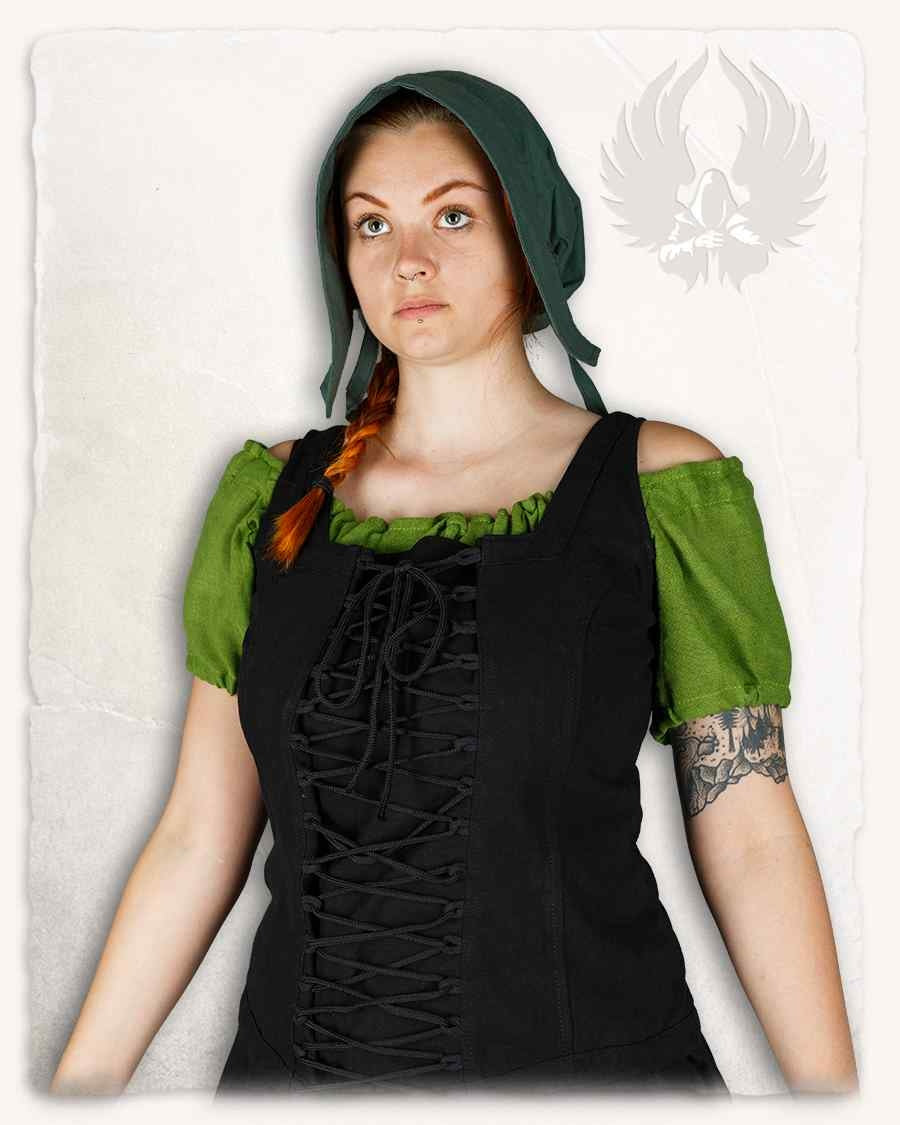 Medeltida damhätta Greta, grön