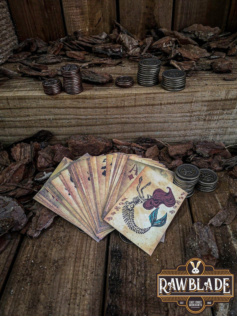 Dead Mermaid Pirate Poker Deck