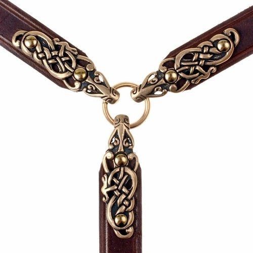 Viking riemverdeler Gotland, verzilverd