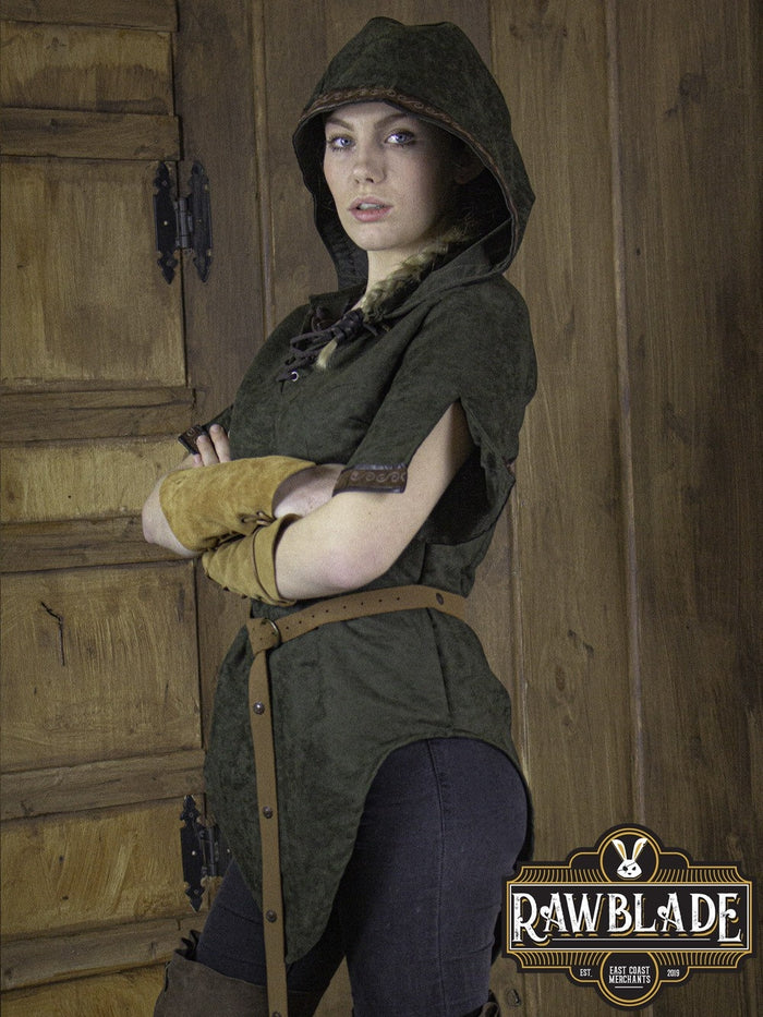 Briannan Ranger tunic, suede, green