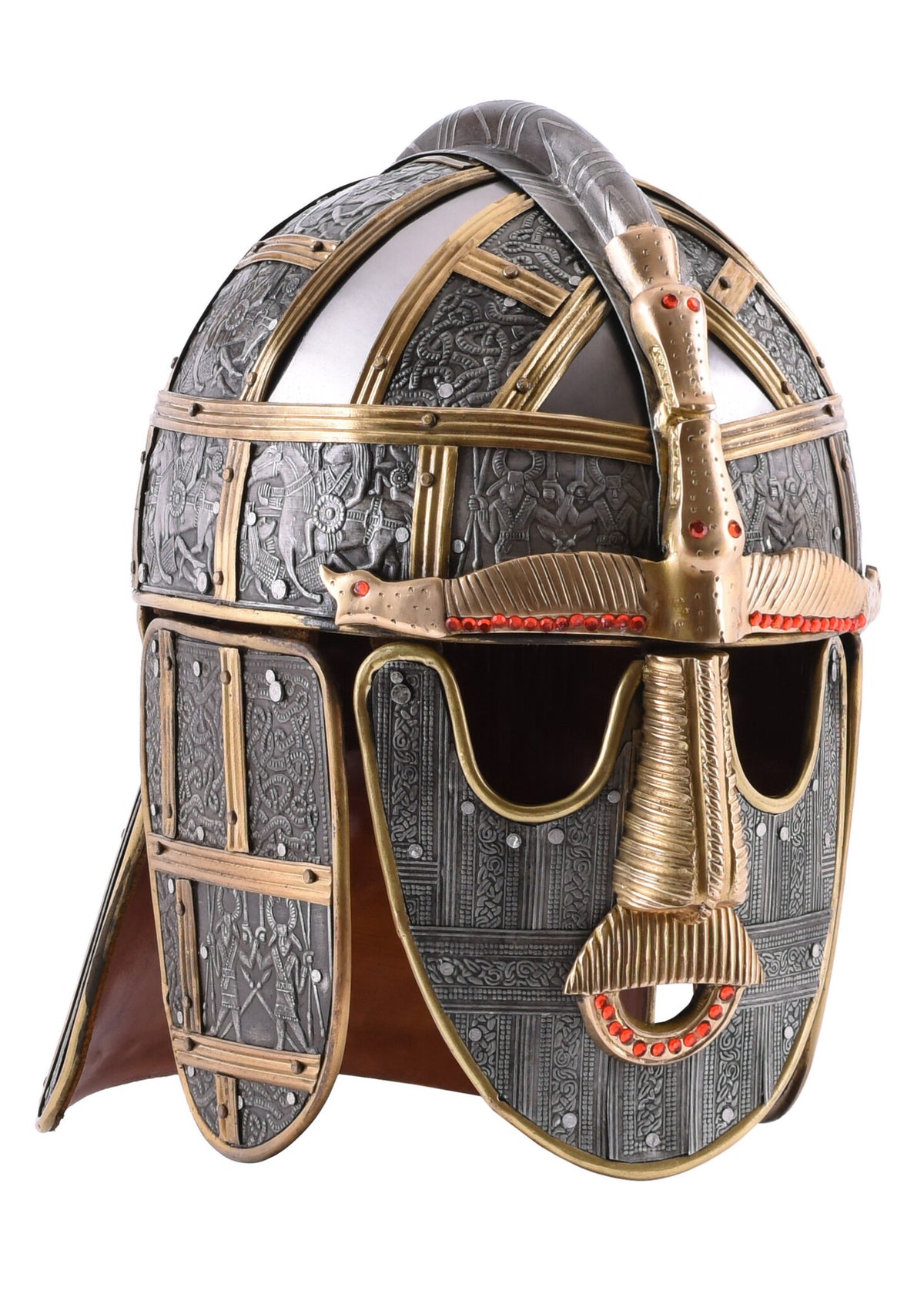 Casque de Sutton Hoo, 1,3 mm