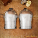 Four-piece spaulders, 1.6 mm