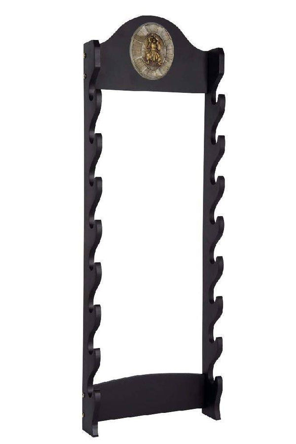 Wall display for eight samurai swords