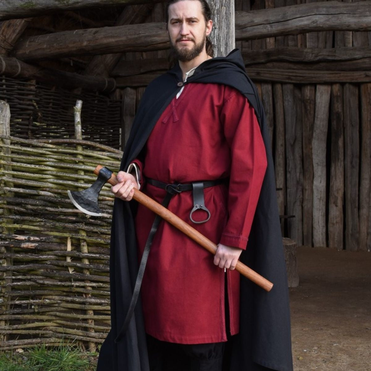 Germanic Thorsberg tunic Harald, bordeaux red