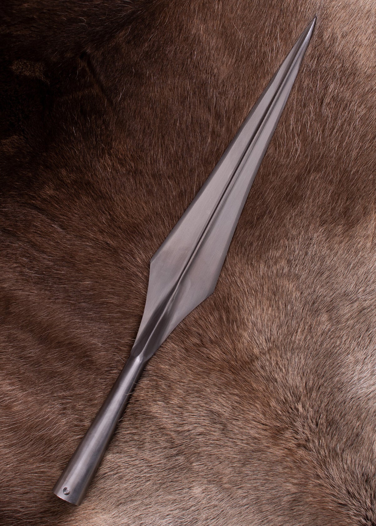 Large Medieval Spearhead, approx. 52 cm, semi-sharp