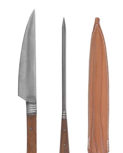 Service à couverts du 15ème siècle, acier inoxydable