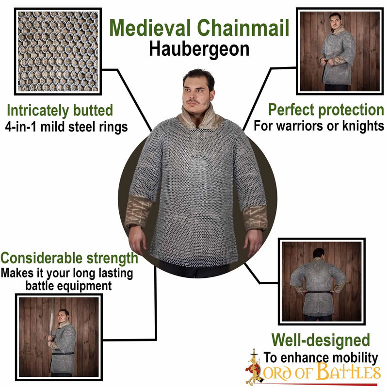 Haubergeon, verzinkt, unvernietet, 10 mm