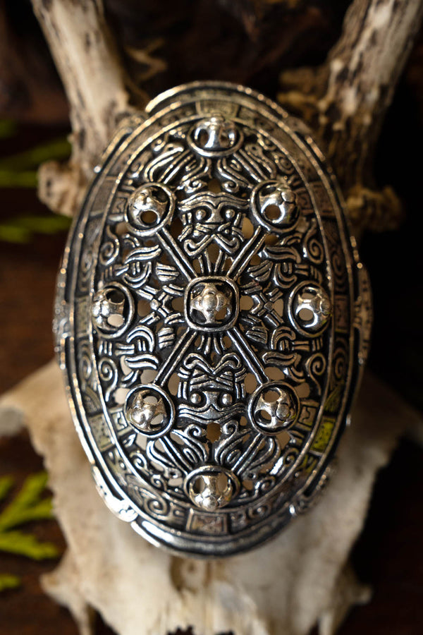 Broche viking en forme de tortue du IXe siècle, style Borre, bronze, prix à l'unité