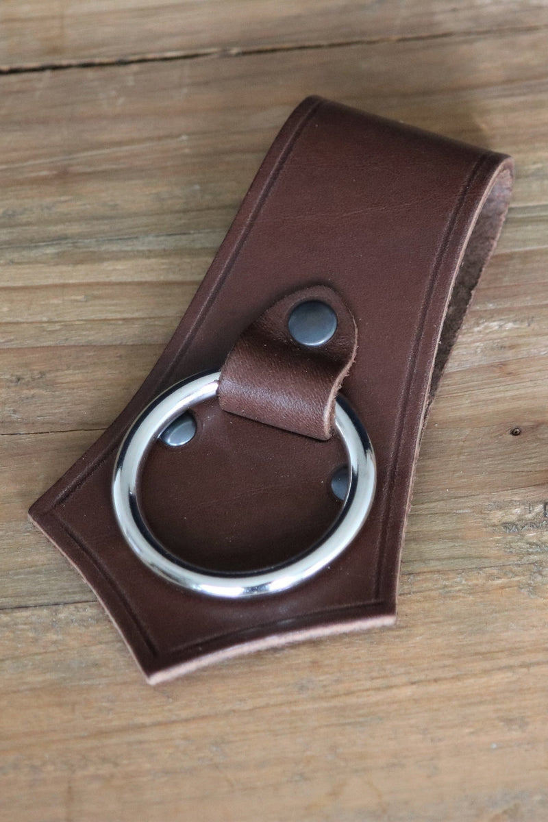 Re-enactment axe holder, brown