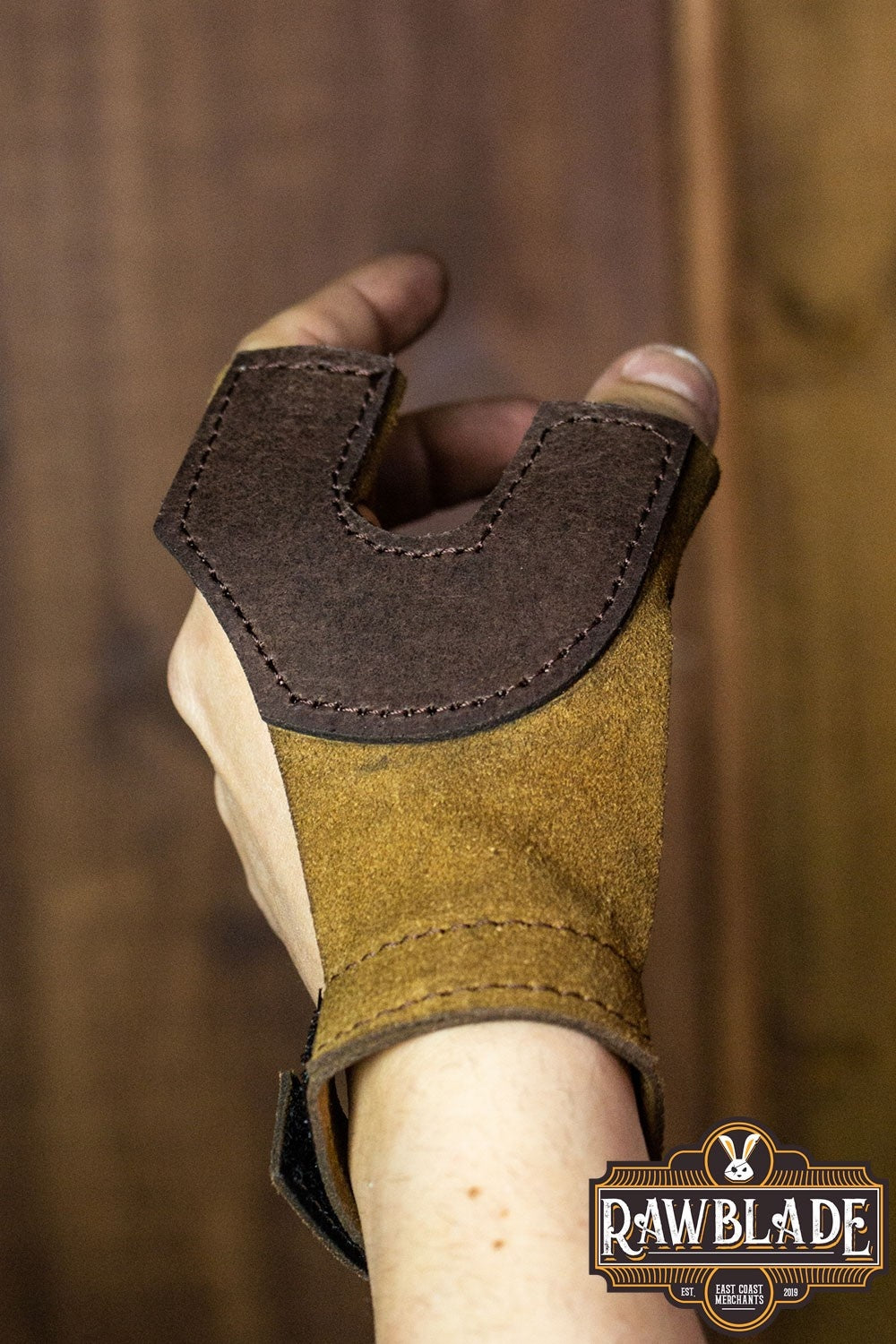 Gant de tir à l'arc Oren - Marron clair