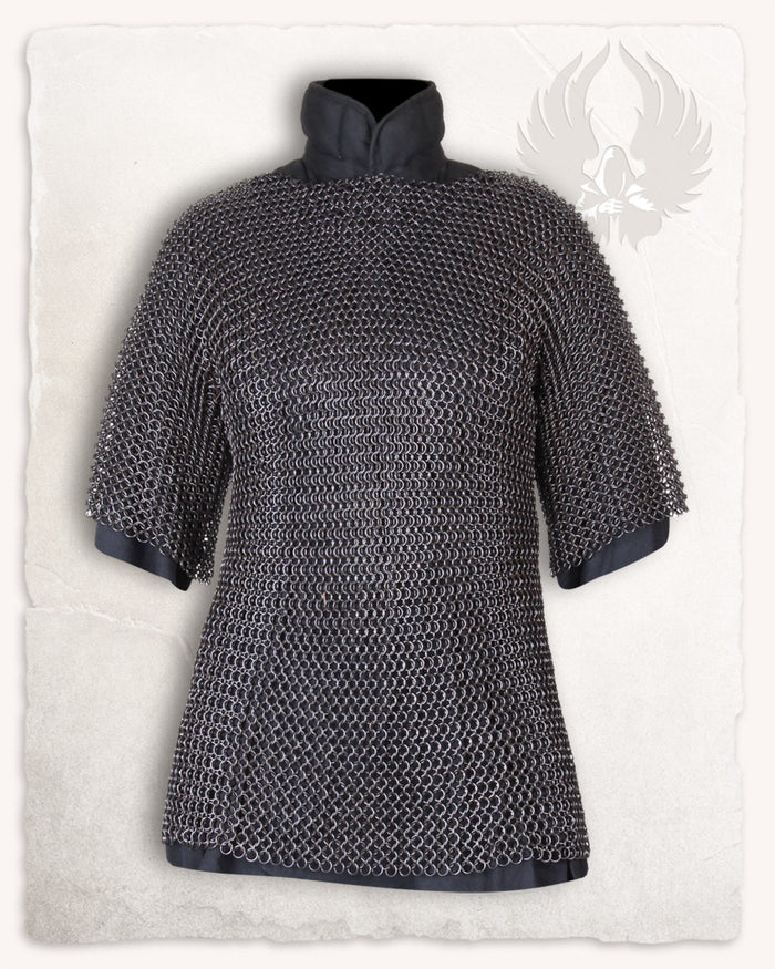 Haubergeon, sort, ikke-nittet, 9 mm