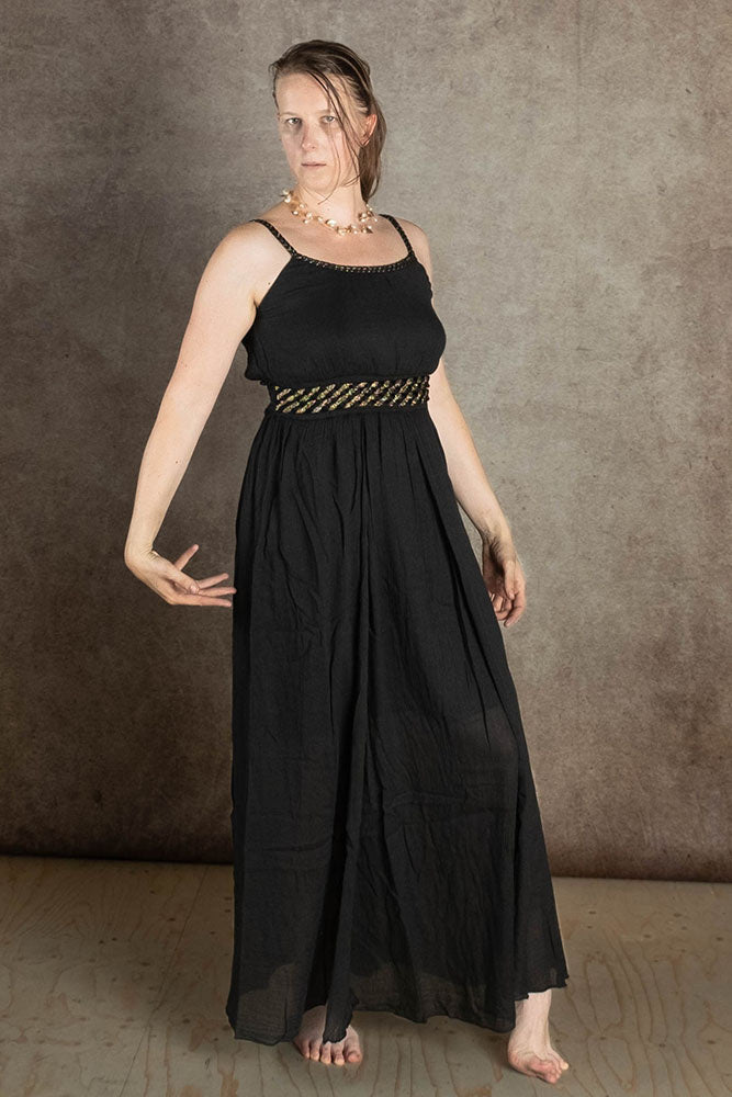 Gudinneklänning Thetis, svart