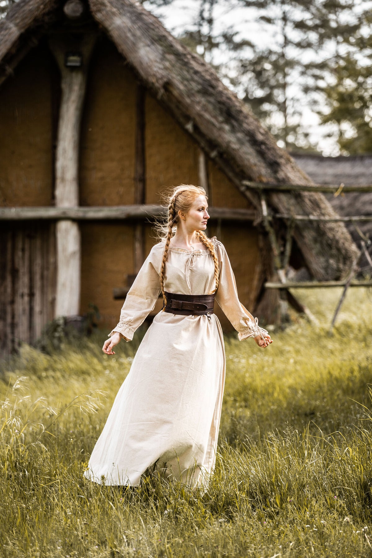 Suknia Alina, naturalna 