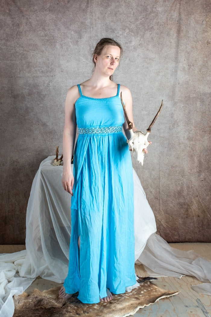 Gudinneklänning Thetis, turkos