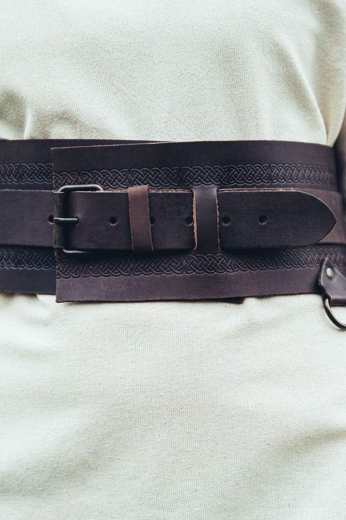 Viking belt Sigrid, dark brown