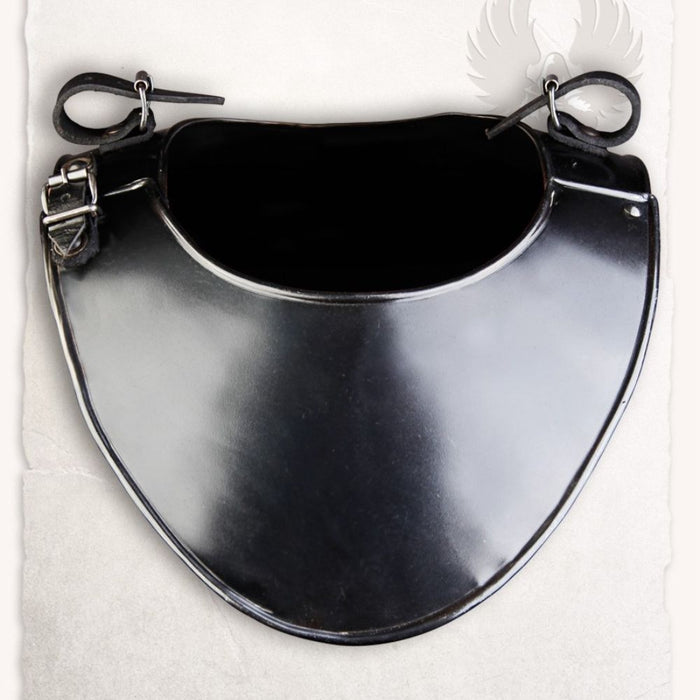 Gorget Gustav, zwart, 1.2 mm