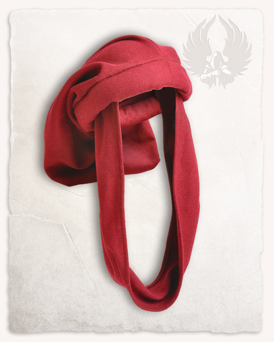 Kaperon Rogier van der Weyden, uldblanding, bordeauxrød