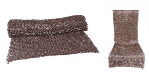 Ringbrynjefrakke (hauberk-skørt) med kiler, 8 mm