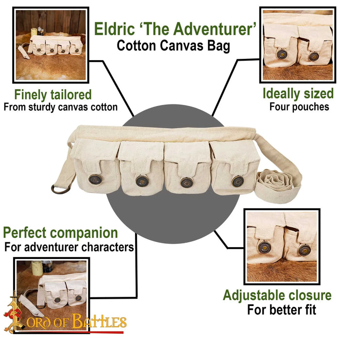 Äventyrsväska Eldric, svart
