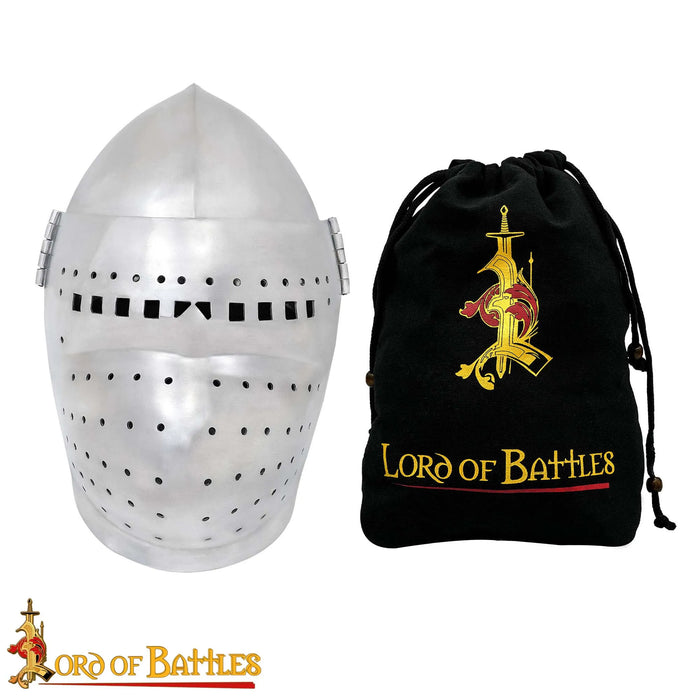 Battle-ready bascinet, 2 mm (battle-ready)