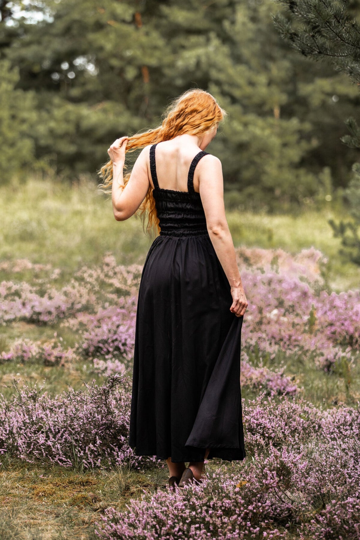 Vestido Aibell, preto