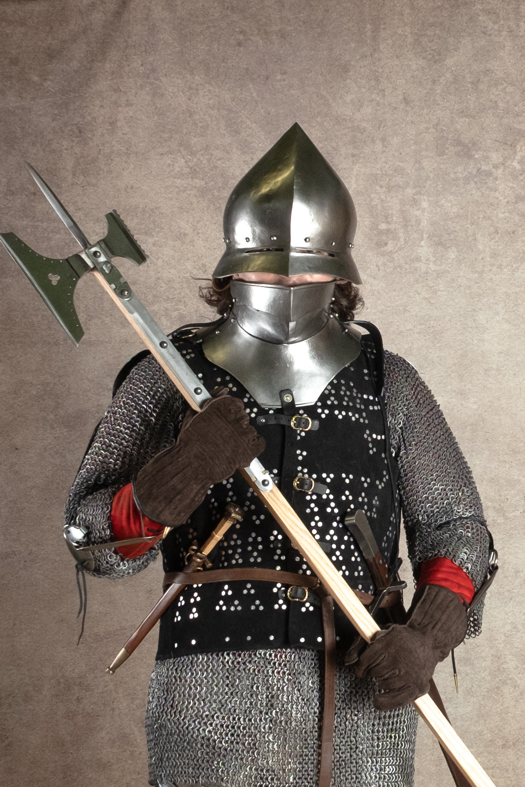 15e eeuwse Duitse ketelhoed met antieke afwerking, 1.6 mm